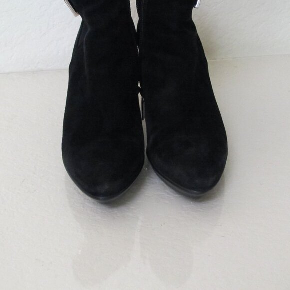 Aquatalia Black Suede Waterproof Booties Seen On Kate Middleton - Picture 4 of 12